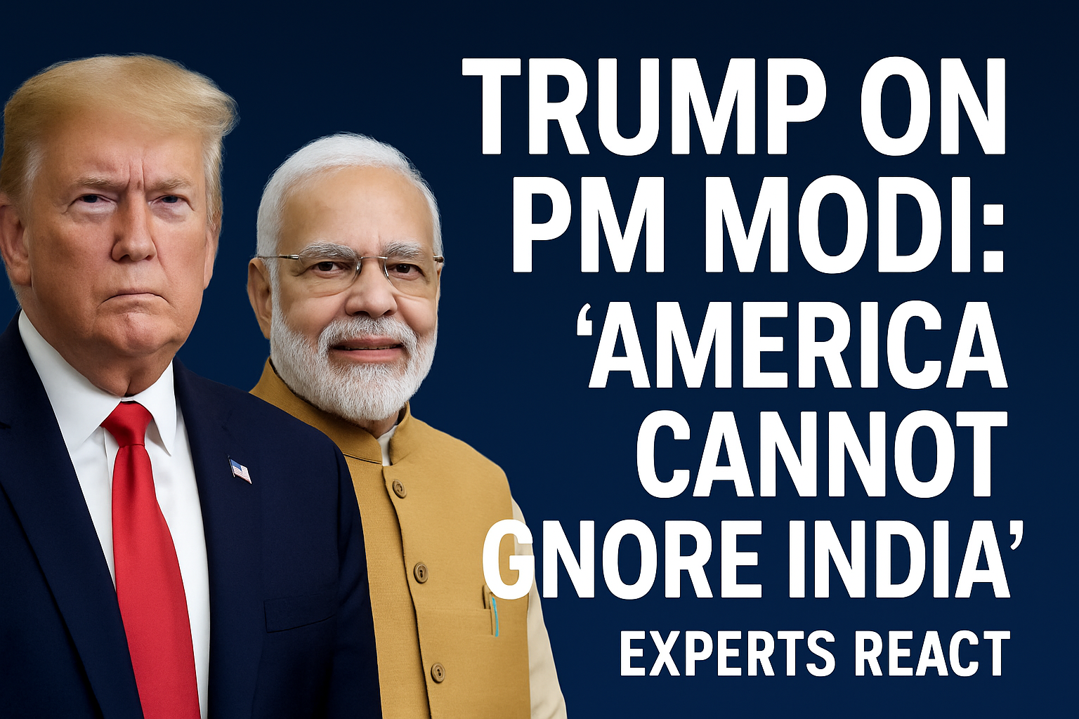 Trump Calls Modi a Friend: ‘America Cannot Ignore India’, Experts React
