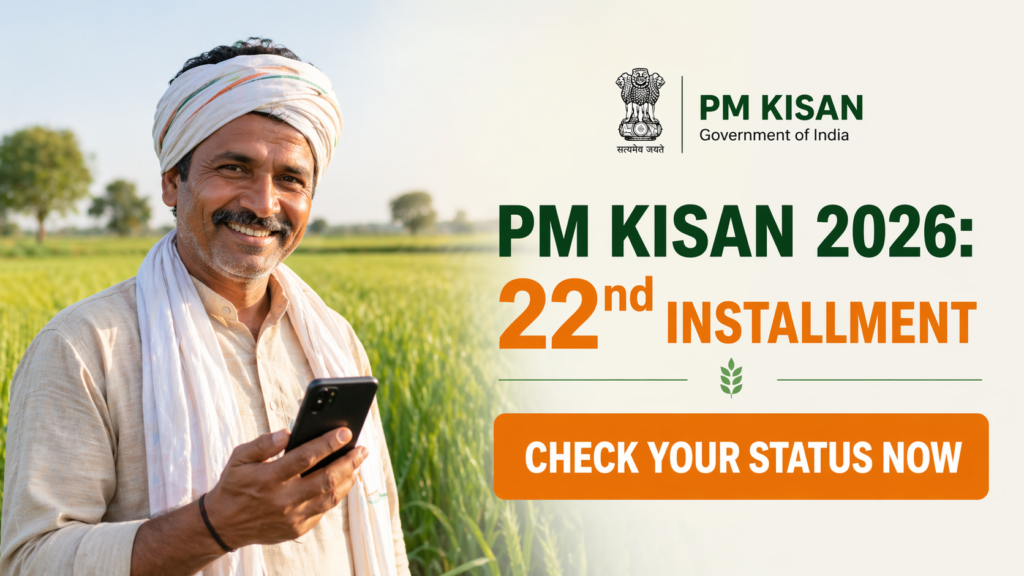 PM Kisan 22nd Installment Status Check 2026